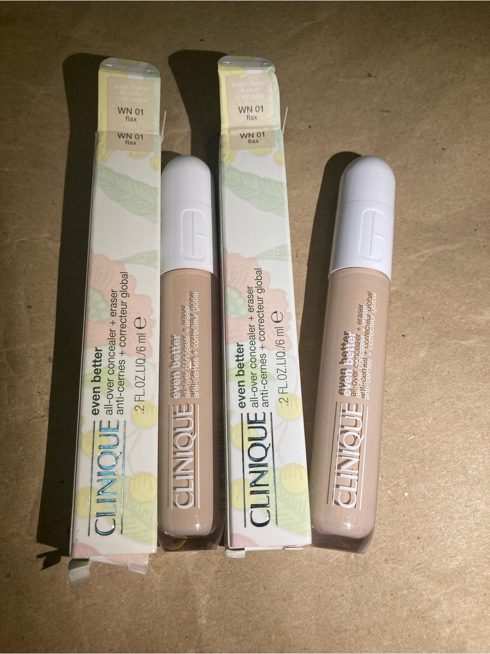 2 x Clinique concealer wn01